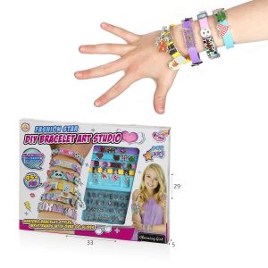 Csináld magad: trendi karkötő készítő szett kislányoknak - több mint 95 elemmel (BBJ) - Image 4