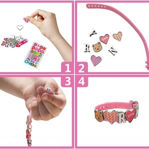 Csináld magad: trendi karkötő készítő szett kislányoknak - több mint 95 elemmel (BBJ) - Image 8