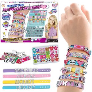 Csináld magad: trendi karkötő készítő szett kislányoknak - több mint 95 elemmel (BBJ)