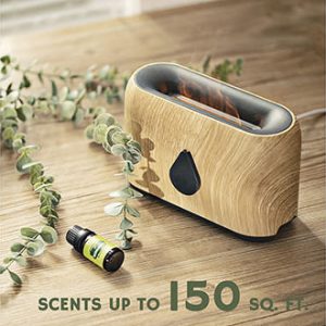 Flame aroma diffúzor valósághű láng effekttel és csepp alakú bekapcsoló gombbal - 240 ml , USB (BBV) - Image 6