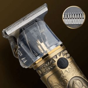 Gravírozott hajnyíró cserélhető fejekkel és titánium pengével YT-08 (BBV) (BBL) - Image 3