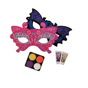 Jelmezbál szett gyermekeknek maszkokkal, glitterrel és arcfestékkel (BBJ) - Image 7