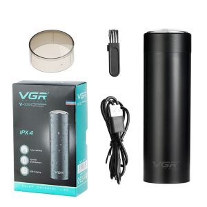 VGR V-339 professzionális mini vezeték nélküli elektromos férfi borotva - tenyér nagyságú, könnyen hordozható (BBV)