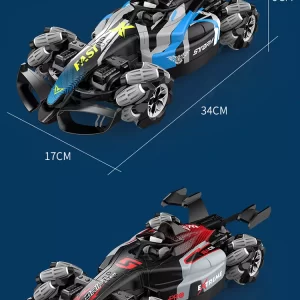 Formula drift car - világító, zenélő, füstölő versenyautó távirányítóval, kézi vezérlővel  (BBJ) - Image 15