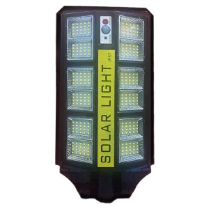 LED-es, napelemes, távirányítós utcai világítás,  fény-, és mozgásérzékelős udvari lámpa, 1200 W (BBV) - Image 3