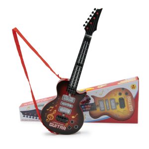 Világító játék elektromos gitár gyerekeknek - 4 húros (BBJ) - Image 4