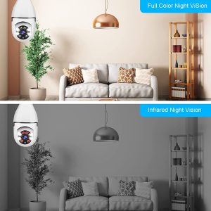 Villanykörtének álcázott biztonsági kamera telefonos applikáción nézhető képpel (BBV) - Image 5