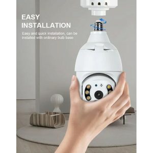 Villanykörtének álcázott biztonsági kamera telefonos applikáción nézhető képpel (BBV) - Image 9