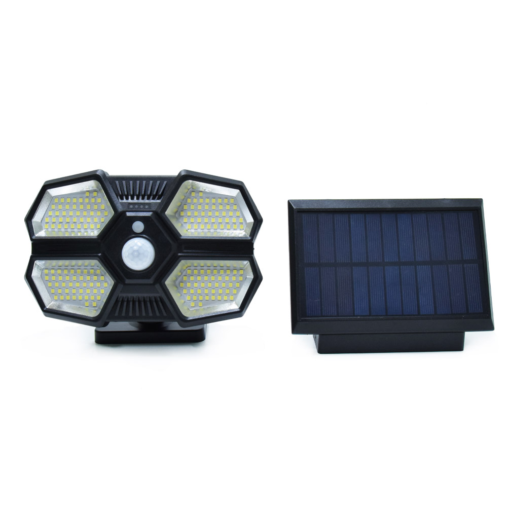 YD-180-2 Szenzoros LED reflektor különálló napelem panellel (BBD) (5)