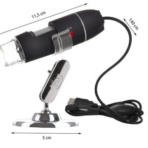 500-szoros nagyítású digitális mikroszkóp 8 ultrafényes LED fényforrással (BBV) - Image 7