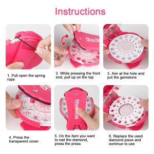 Gyémántos hajdíszítő szett - játék hajvasaló strasszkövekkel kislányoknak (BBJ) (BBMJ) - Image 6