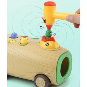 Mágneses fakopáncs - harkályos játék 8 db kukaccal (BBJ) - Image 6