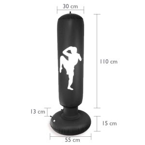 Felfújható boxzsák homokkal tölthető alappal kicsiknek és nagyoknak - 150 cm (BBJ) - Image 3