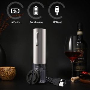 Elektromos dugóhúzó, dekantáló és frissen tartó készlet borokhoz (THM) (BBV) - Image 5