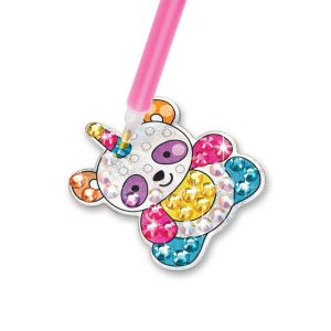 Kreatív strasszköves matrica készítő készlet 12 vidám mintával - gyémántszemes kirakó gyerekeknek (BBJ) - Image 7