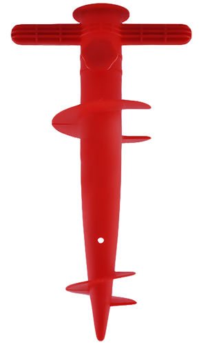 Műanyag, földbe szúrható horgony, napernyőhöz, ernyőhöz, szárítóhoz – 30 x 16cm (BB-3408) (7)