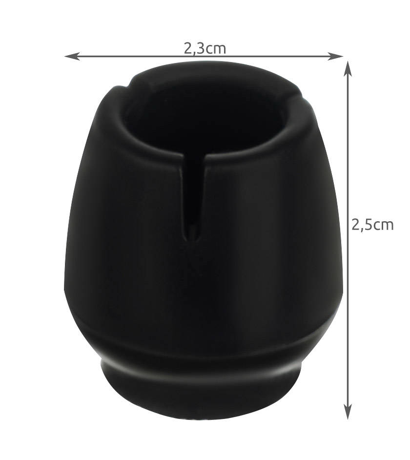Vízálló – szilikon székláb védőhuzatok a padló és a széklábak védelmére – 16 db-os csomagban, fekete szín (BB-17235) (9)