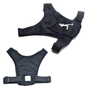 Jól szellőző, állítható méretű unisex futómellény - mobiltelefon tartóval (BBM) - Image 5