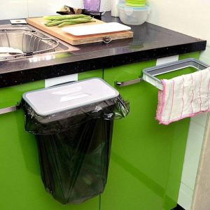 Ajtóra akasztható mini szemeteszacskó tartó - 14 x 11 x 5 cm (BBM) - Image 7