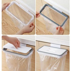 Ajtóra akasztható mini szemeteszacskó tartó - 14 x 11 x 5 cm (BBM) - Image 6