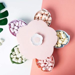 Virág alakú, automatikusan kinyíló tárolódoboz csemegékhez és nassonlivalókhoz - telefontartóval (BBM) - Image 6