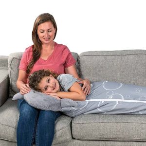 Pihe-puha plüssállattá alakítható hálózsák gyerekeknek - vidám cápa alakú, kompakt, összecsukható hálózsák (BBJ) - Image 3