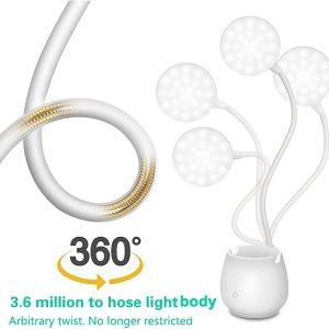 SS-530 3in1 asztali LED lámpa, tolltartó és hangszóró - USB-ről tölthető multifunkciós, hajlítható lámpa tanuláshoz, munkához (BBV) - Image 9