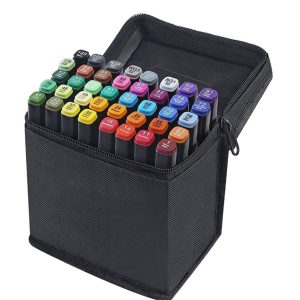 60 db-os professzionális kéthegyű filctoll készlet rajzoláshoz és szövegkiemeléshez (BBJ) - Image 9