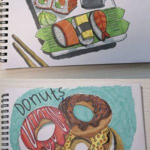 60 db-os professzionális kéthegyű filctoll készlet rajzoláshoz és szövegkiemeléshez (BBJ) - Image 4