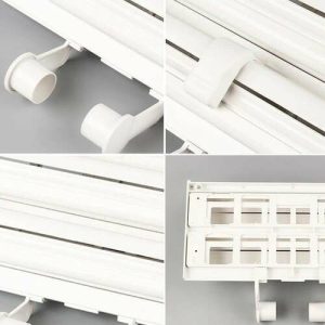 4in1 konyhai csomagolóanyag és fűszer tartó - falra rögzíthető papírtörlő, alufólia és folpack tároló és vágó (BBKM) - Image 5