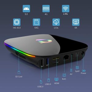 MEIQ-IT Smart TV adapter - Q PLus Ultra HD TV okosító - Android 9.0 (BBV) - Image 6