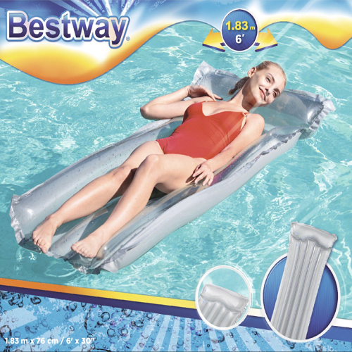 Bestway felfújható vízi matrac fejtámlával – napozó matrac – 164 x 63 x 18 cm (BB-5255) (1)