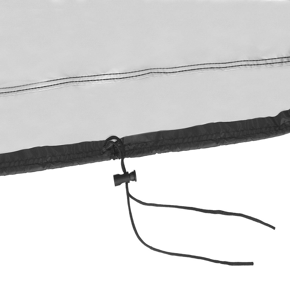 Hinta-, és függőszék védőhuzat – védelmet nyújt por, eső vagy hó ellen – 400 x 155 cm, fekete (BB-9169) (12)
