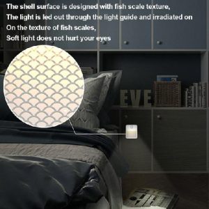 Mozgásérzékelős szögletes éjjeli lámpa - mágnessel rögzíthető éjszakai irányfény lépcsőkhöz, folyosókra (BBV) - Image 8