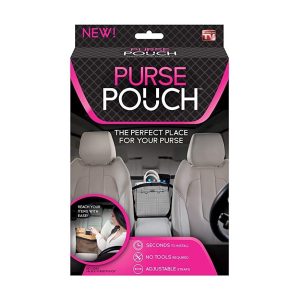 Autós táskatartó - univerzális, ülések közé feszíthető háló zsebbel és állítható pántokkal (BBM) - Image 6