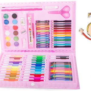 86 részes kreatív festő színező rajzkészlet - rózsaszín (BBJ) - Image 3