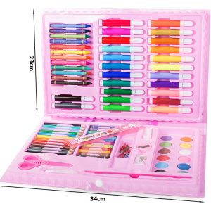 86 részes kreatív festő színező rajzkészlet - rózsaszín (BBJ) - Image 4