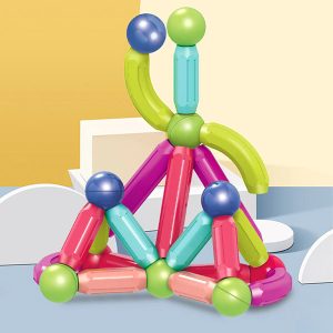 56 darabos kreatív mágneses építőkészlet - készségfejlesztő építőjáték gyerekeknek (BBJ) - Image 6