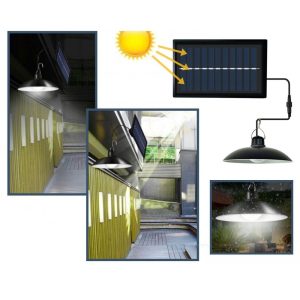 Időjárásálló, napelemes függőlámpa - energiatarékos, felakasztható kültéri világítás - 90W (BBL)(BBV) - Image 4