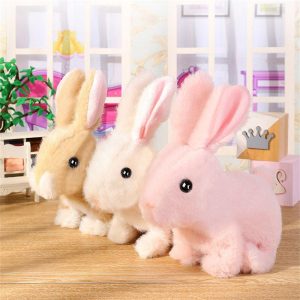 Sétáló, elemes bébi nyuszi puha plüss borítással és aranyos hanggal (BBJ) (BBLPJ) - Image 10