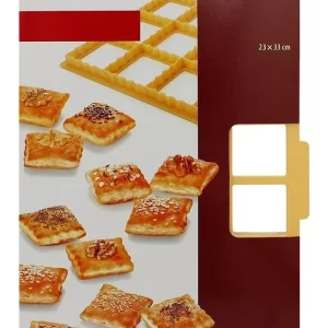 24 osztású rácsos tésztakiszúró aprósüteményhez - 23 x 33 cm (BBKM) - Image 6