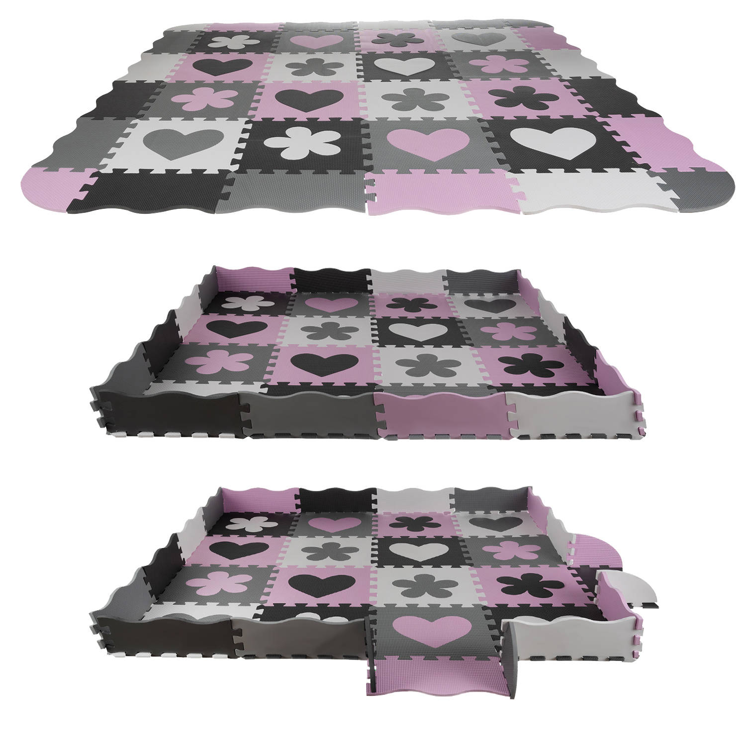 3D-s 3 az 1-ben habszivacs puzzle, játszószőnyeg és építőkocka – 36 részes habtapi, 140 cm x 140 cm x 1 cm (BB-16134) (12)