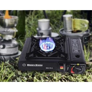 Hordozható kemping gázfőző műanyag strapabíró kofferban (BBL) - Image 3