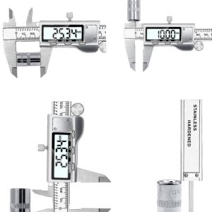 Digitális tolómérő praktikus tárolóban - nagy LCD kijelzővel, 3 mérési tartománnyal (BBL) - Image 6