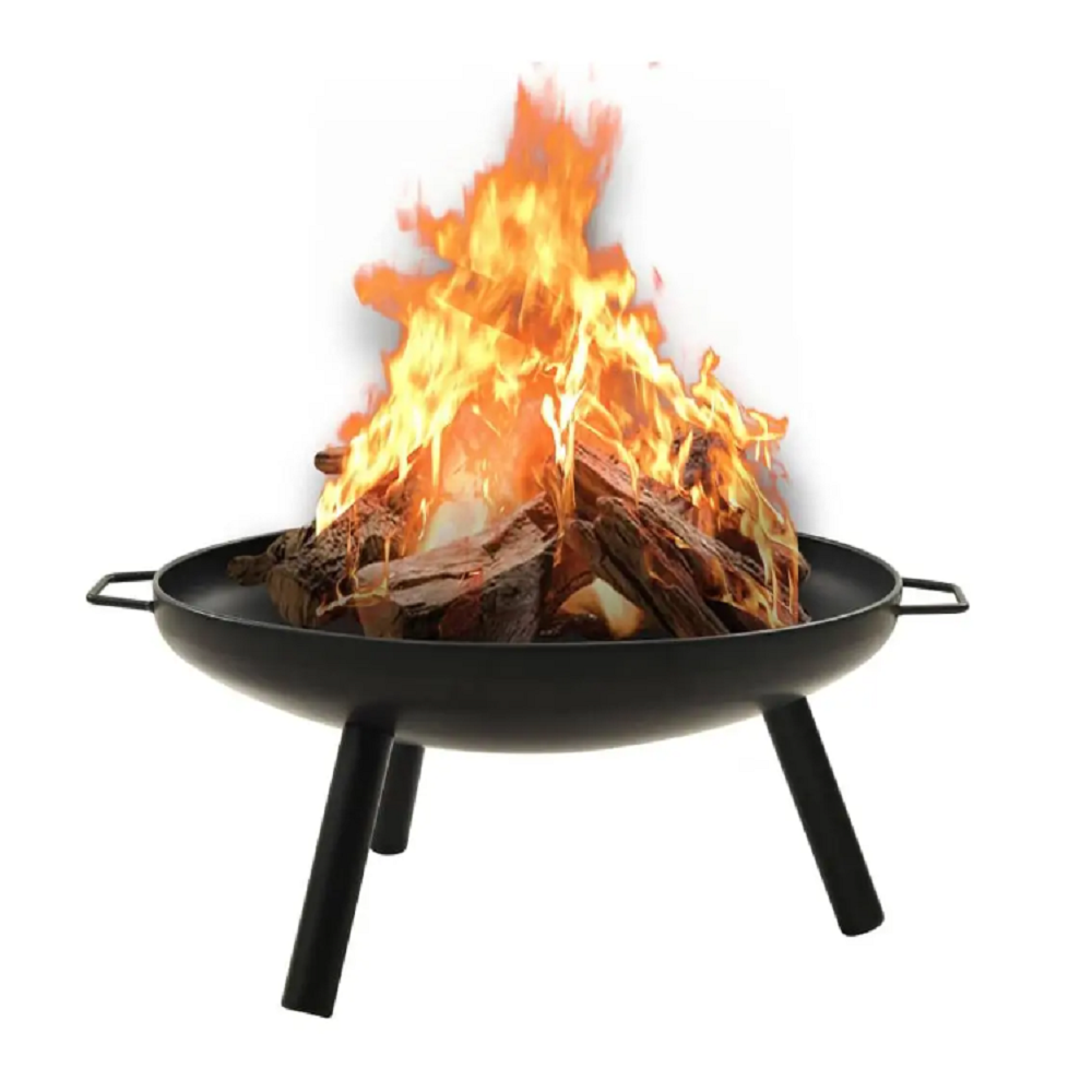 Hordozható kerti tűztál rozsdamentes acélból – ellenáll a magas hőmérsékletnek (BB-9795) (1)