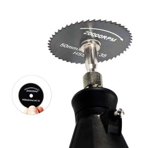 6 db-os, fúrógépre csatlakoztatható mini vágókorong készlet fémhez, fához, műanyaghoz - 22, 25, 32, 35 és 44 mm-es fűrésztárcsákkal (BBKM) (BBD) - Image 4