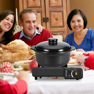 Hordozható kemping gázfőző műanyag strapabíró kofferban (BBL) - Image 8