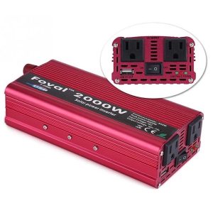 Feszültségátalakító inverter autókhoz és napelemekhez túlterhelés elleni védelemmel – 2000W (BBV) - Image 3