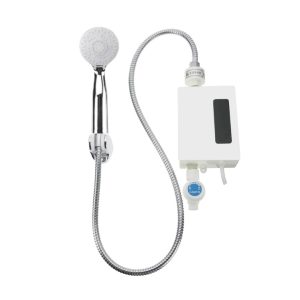 Átfolyós termosztatikus vízmelegítő 1,5 méter hosszú gégecsővel és zuhanyfejjel - 3500 W (BBV) (BBJH) - Image 6