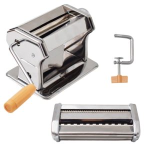 Edel HÖFF EH-5902 professszionális tészta készítő gép rozsdamentes acélból - spagetti, széles metélt, cérnametélt, ravioli készítő gép - könnyen tisztítható (BBA) - Image 3